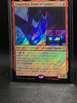 Tempestra, Dame of Games (Surge Foil) #27 - Teenage Mutant Ninja Turtles -Mtg NP - Image 1