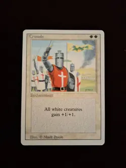 Crusade LP - MTG Revised Edition Regular Rare [BANNED] - Image 1