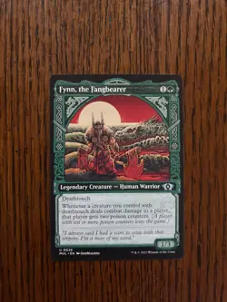 Custom Commander EDH Fynn, the Fangbearer Deck. Deathtouch, Infect- MTG decks - Image 1