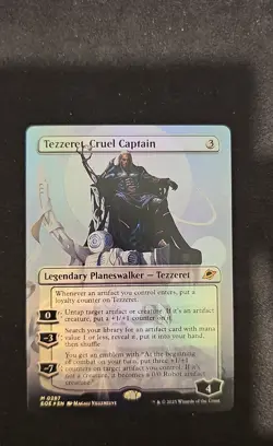 Tezzeret, Cruel Captain (Borderless) Edge of Eternities Foil - Image 1