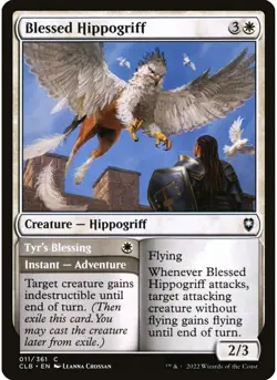 Blessed Hippogriff 11 MTG NM - Commander Legends: Battle for Baldur's Gate - Image 1