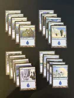 Island Basic Lands Lot MTG x20 (LP-NM) - Image 1