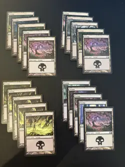 Swamp Basic Lands Lot MTG x20 (LP-NM) - Image 1