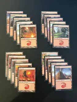 Mountain Basic Lands Lot MTG x20 (LP-NM) - Image 1