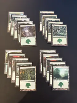 Forest Basic Lands Lot MTG x20 (LP-NM) - Image 1