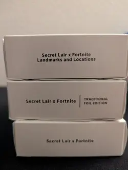 MTG Secret Lair x Fortnite Drop Series FOIL Sealed & Landmarks and Location - Image 1
