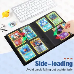 4 Pocket Card Binder for 160 Cards, Trading Card Album for TCG, Sports, MTG - Image 2
