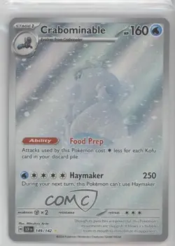 Crabominable Illustration Rare Pokemon SV07: Stellar Crown #149 - Image 1