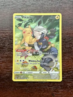 Pokemon TCG Pikachu TG05/TG30 Lost Origin Trainer Gallery Near Mint Condition - Image 1