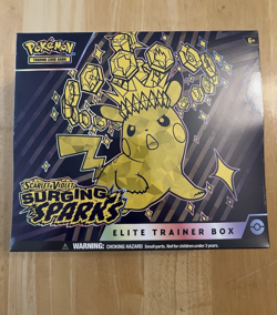 POKEMON TCG Scarlet & Violet Surging Sparks ETB FACTORY SEALED - Lot of 5 - Image 1