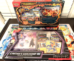 Pokemon Lot-Cynthia’s Garchomp ex Premium and Charizard-ex Special Collection - Image 1