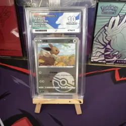 ACE10 Pokemon Eevee Pokeball Holo. Simplified Chinese. Gem Pack Vol 2. 0103/15 - Image 1