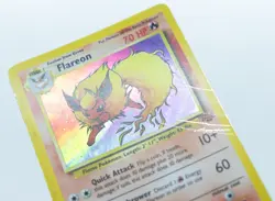 FLAREON 3/64 Holo Rare Jungle Set Unlimited 1999 - Pokemon Card WOTC - Image 4