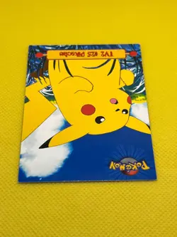 Pokemon Tcg #25 Pikachu TV2 1999 Topps TV Animation Blue Label Pokemon Card - Image 3