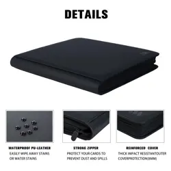 Premium 1000+ Pockets Card Binder,16 Pockets Trading Card Binder Ringless Side - Image 2