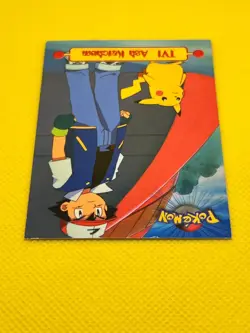 Pokemon Tcg Ash Ketchum TV1 1999 Topps TV Animation Black Label Pokemon Card - Image 3
