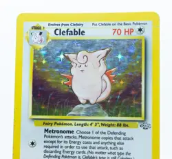CLEFABLE 1/64 Holo Rare Jungle Set Unlimited 1999 - Pokemon Card WOTC - Image 2