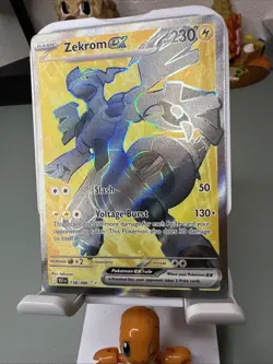 Zekrom ex Full Art 158/086 Black Bolt Pokemon Card TCG NM - Image 2