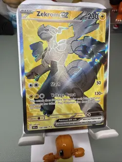 Zekrom ex Full Art 158/086 Black Bolt Pokemon Card TCG NM - Image 3