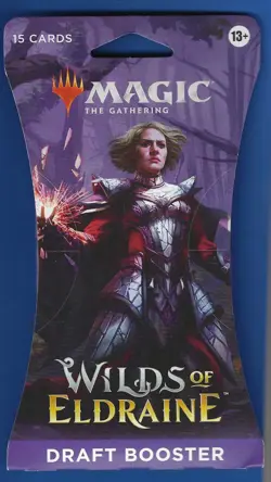 Magic "Wilds of Eldraine" 15-Card Sleeved Booster Pack X1 - Image 1