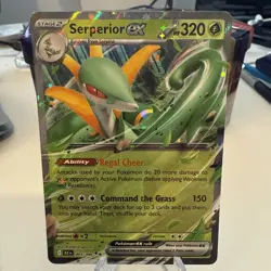 003/086 Serperior ex : Double Rare Card : SV-10.5 Black Bolt : Pokemon TCG - Image 1
