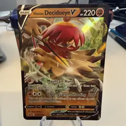 Pokemon TCG Hisuian Decidueye v SWSH238 Black Star Promo Card - Image 1