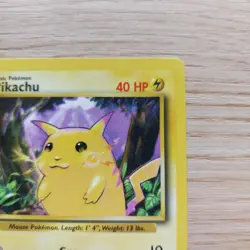 Pokemon TCG Vintage Pikachu 58/102 LP Yellow Cheeks Base Set Pokemon Card 1999 - Image 3