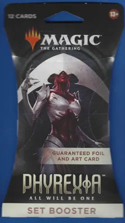 Magic "Phyrexia All Will Be One" 12-Card Sleeved Booster Pack X1 - Image 1
