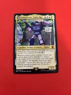 Soundwave, Sonic Spy Universes Beyond: Transformers Mtg Magic The Gathering - Image 1