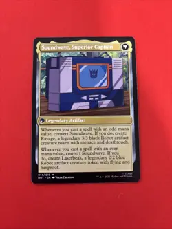 Soundwave, Sonic Spy Universes Beyond: Transformers Mtg Magic The Gathering - Image 2