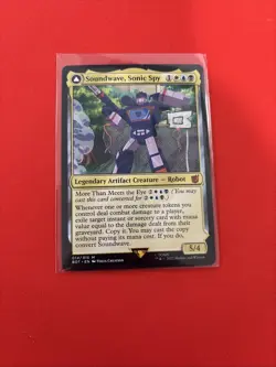 Soundwave, Sonic Spy Universes Beyond: Transformers Mtg Magic The Gathering - Image 3