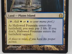 Hallowed Fountain MTG Return to Ravnica LP Shock Land Magic - Image 3