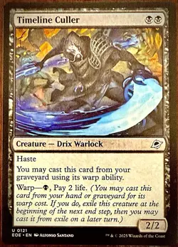 1x Timeline Culler MTG Edge of Eternities NM Magic Regular 121 - Image 1