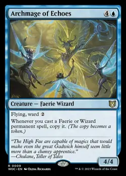 [1x] Archmage of Echoes Near Mint, English Wilds of Eldraine Commander MTG Magic - Image 1