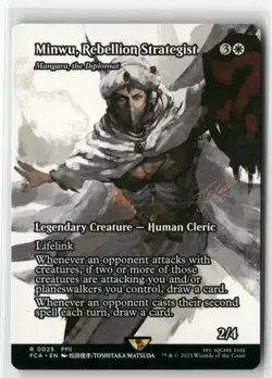 Minwu, Rebellion Strategist - Mangara, the Diplomat (Showcase) R 25 FINAL FANTAS - Image 1