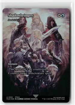 Shadowbringers Dovins Veto (Showcase)Foil U FINAL FANTASY Through the Ages 51 NM - Image 1