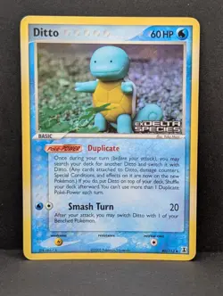 Ditto (Squirtle) 40/113 Delta Species Reverse Holo Ultra Rare Pokemon TCG LP - Image 1