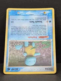 Ditto (Squirtle) 40/113 Delta Species Reverse Holo Ultra Rare Pokemon TCG LP - Image 4