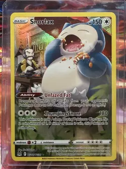 Pokemon TCG Snorlax Trainer Gallery Holo Rare TG10/TG30 Lost Origin ENG NM - Image 3