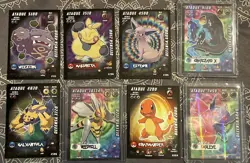 8 Pokemon Trading Card Mixed Lot Spanish Writing Excellent Near Mint Condition - Image 1