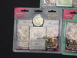 New TCG Pokemon Ascended Heroes 3-Pack Blister Bundle (1) Larry (2)Erika - Image 3