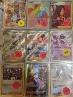 Pokemon Trainer Cards Lot - Image 1