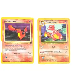 Pokemon TCG Charmander & Charmeleon 1999 Wizards Lot of 2 Cards - Image 1