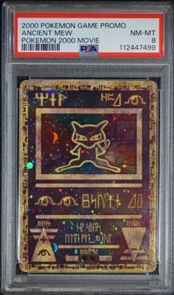 2000 POKEMON ANCIENT MEW PSA 8 NM-MT GAME MOVIE POKEMON 2000 MOVIE - Image 1