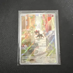 Pokemon TCG Litleo IR Illustration Rare Full Art 139/132 Mega Evolution - Image 1