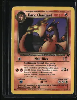Pokemon Team Rocket Dark Charizard 21/82 MP - Image 1