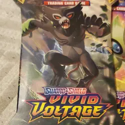 13 Pokemon Sword & Shield Vivid Voltage Booster Packs - Image 1