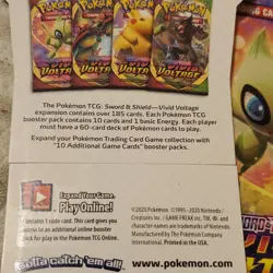 13 Pokemon Sword & Shield Vivid Voltage Booster Packs - Image 2