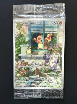 SEALED Charmander 044 Sv: Scarlet & Violet Promo Holo (Pokemon Center Exclusive) - Image 1
