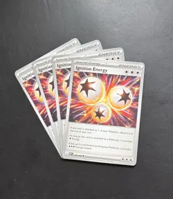 4x Ignition Energy 086/086 Pokemon TCG White Flare - NM Playset - Image 1